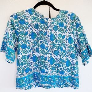 Cotton Batik Ikat top